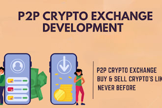 develop p2p, spot trade crypto exchange