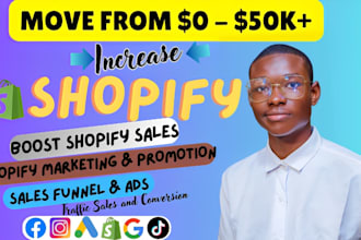 setup tiktok shop, facebook shop, shopify marketing, ads campaign, SEO