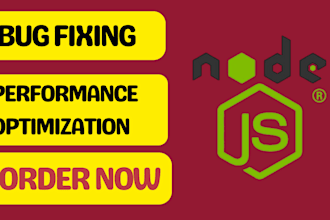 fix  bugs in your nodejs express js nestjs project