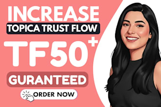 increase majestic trust flow tf 50 plus
