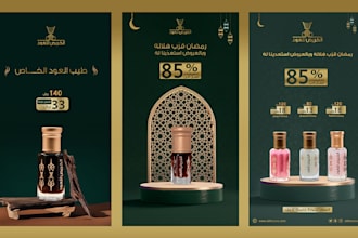 design ramadan social media posts