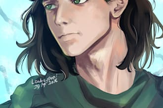 draw you in anime and manhwa style