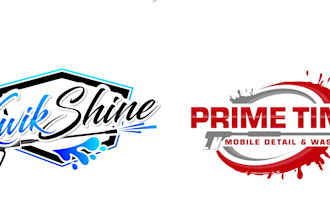 do creative car wash logo for you with unlimited revisions