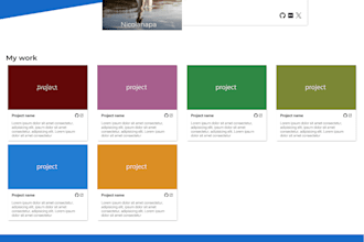 do a portfolio website