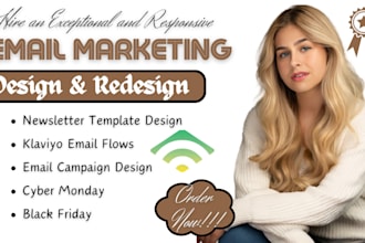 design editable beehiiv convertkit brevo klaviyo  newletter template design