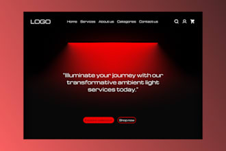 do awesome figma website, UI design or figma landing page