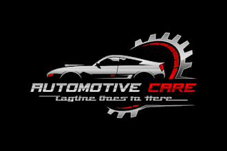 make an automotive design racing logo