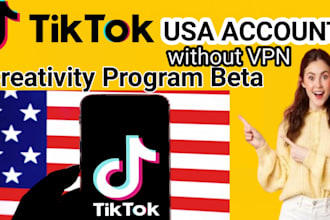 create USA tiktok account without VPN
