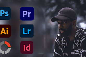 teach you adobe photoshop, illustrator, premiere pro, indesign, photoscape