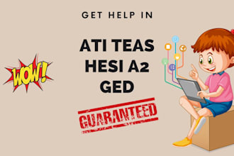 help you in ati teas, hesi, nursing, ged, pre nursing tutoring