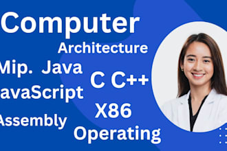 assist you mips x86 assembly language java cpp and computer architecture