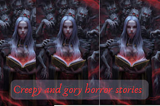 be your creepy scary gory horror ghostwriter