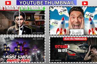design your attractive youtube thumbnail, roblox thumbnail