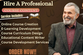 do online course creation training manual course curriculum course content ppt