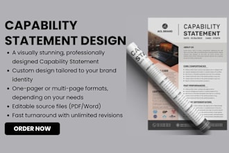 capability statement design, capability statement, company profile, resume