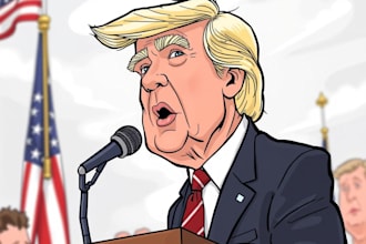 make your political and editorial cartoons