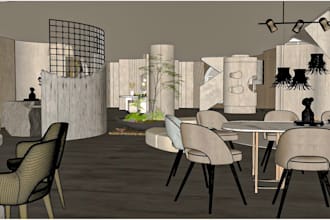 design and render interior with lumion