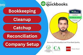 do xero, quickbooks bookkeeping, clean up, catch up, setup, reconciliation