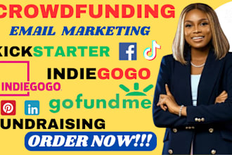 do crowdfunding email marketing to drive donation and attract donors and backers