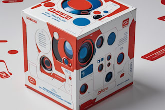 do professional amazon product box and label design services