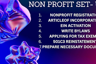 register your 501c3 nonprofit and get irs tax exempt approval