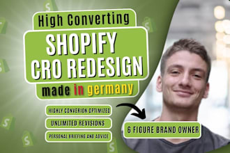 create cro shopify store conversion optimized shopify website