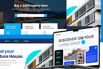 build property management website, real estate website, property rental website