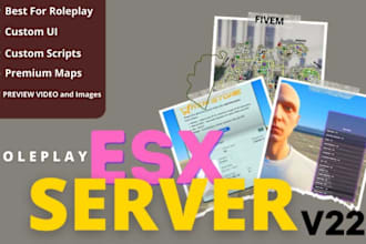 create a fivem roleplay qbus server with premium scripts