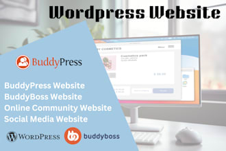 create wordpress community, and forum website using buddyboss, buddypress
