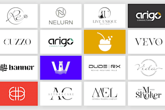 deliver minimal, wordmark, lettermark and text based logo
