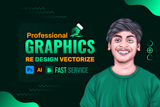 do urgent graphic design, flyer, vector art, logo and photoshop editing