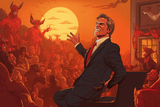 create political character art