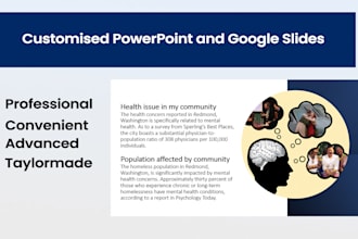 design powerpoint and google slides for your presentation