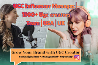 do influencer outreach, negotiation and influencer campaign for your brand