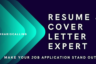 write cover letters and edit resume CV