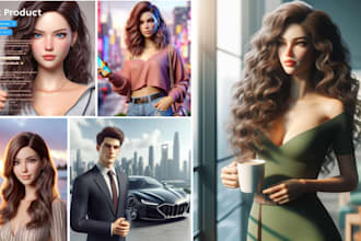create realistic ai influencer for instagram, facebook