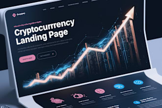 crypto landing page, meme coin website, crypto 3d animated solana meme coin web