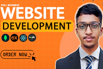provide full business solution with full stack mern website