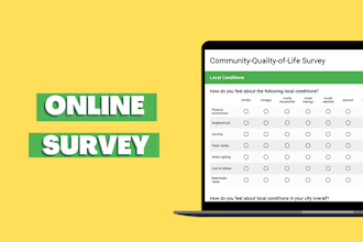 conduct your online survey, poll with 500 respondents