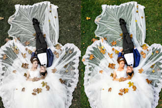 do wedding photo editing, culling and lightroom photo editing