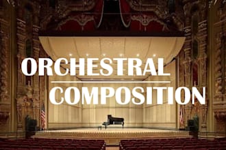 compose a realistic orchestral soundtrack
