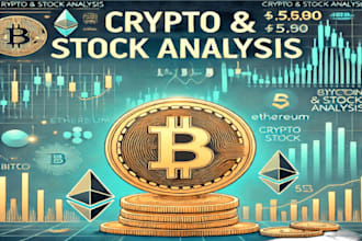 do technical and  fundamental analysis of any crypto or stock
