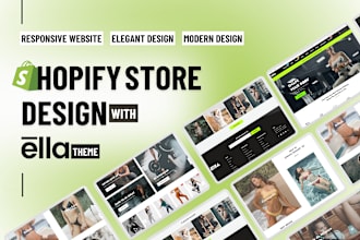 design shopify store with ella theme