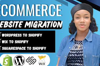 migrate wordpress, wix, woocommerce to shopify