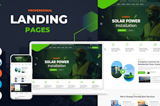 build attractive landing page and modern funnel design
