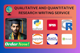 do data analysis, qualitative, quantitative research articles, and proposal