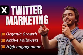 do organic twitter x marketing to grow followers fast