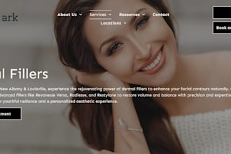design iv therapy website, medical spa website, healthcare clinic website