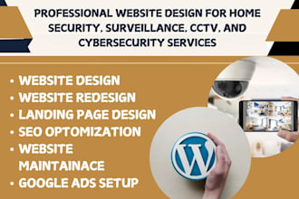 design home security website, locksmith surveillance cctv cyber security website