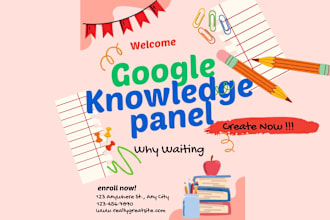 create verified knowledge panels for any niche
